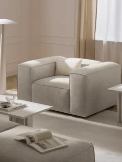 Fauteuil Lennon van linnenmix
