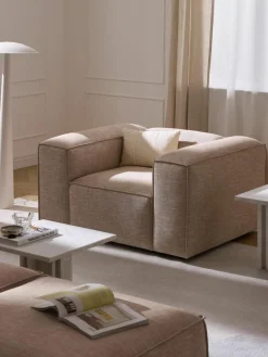 Fauteuil Lennon van linnenmix