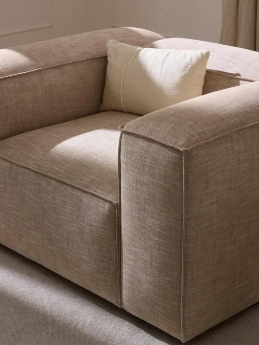 Fauteuil Lennon van linnenmix