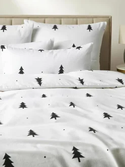Flanellen dekbedovertrek X-mas Tree met kerstmotief