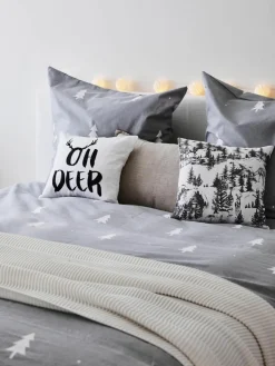 Flanellen dekbedovertrek X-mas Tree met kerstmotief