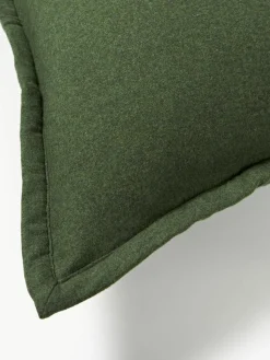 Flanellen kussen Selby met structuurpatroon