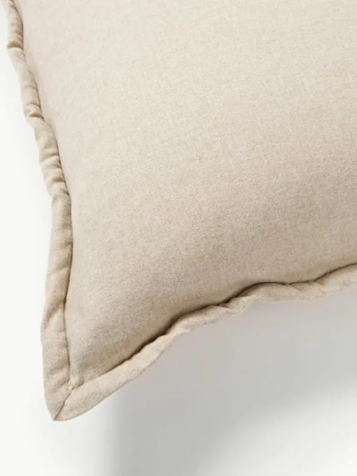 Flanellen kussen Selby met structuurpatroon