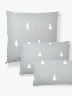 Flanellen kussenhoes X-mas Tree met kerstmotief