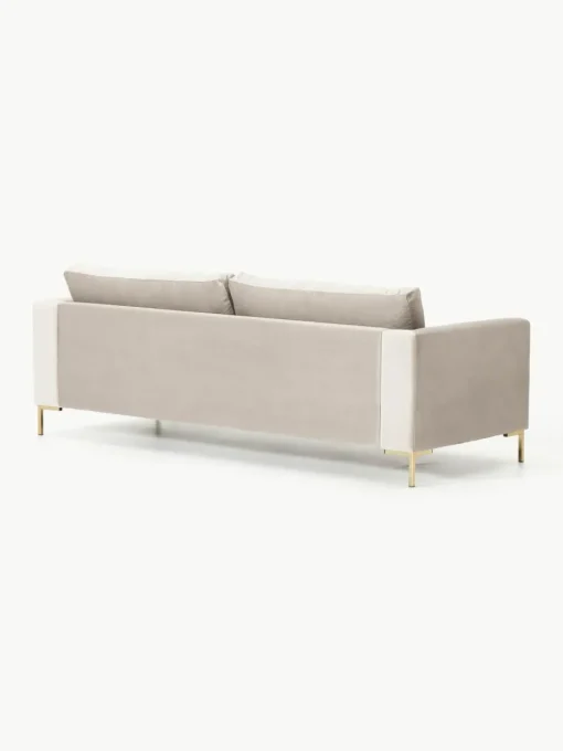 Fluwelen bank Luna (3-zits)