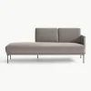 Fluwelen chaise longue Fluente
