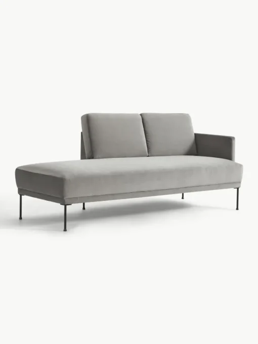 Fluwelen chaise longue Fluente