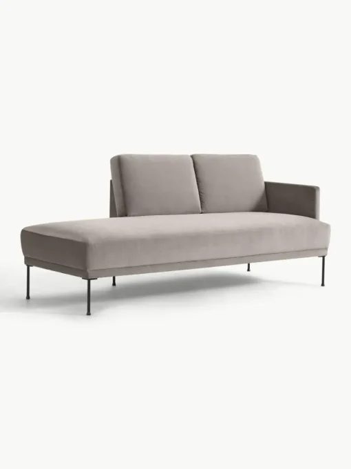 Fluwelen chaise longue Fluente