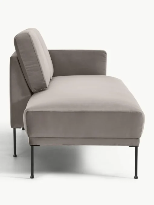 Fluwelen chaise longue Fluente