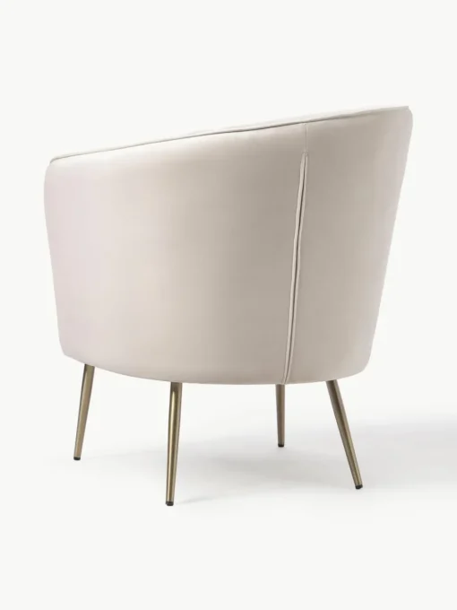 Fluwelen cocktailfauteuil Louise