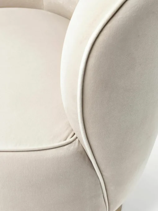 Fluwelen cocktailfauteuil Olivia