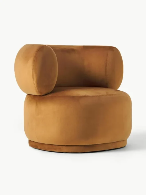 Fluwelen fauteuil Cori