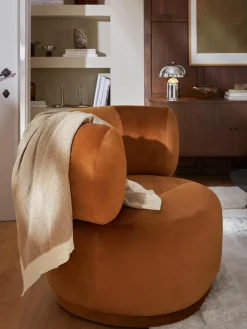 Fluwelen fauteuil Cori
