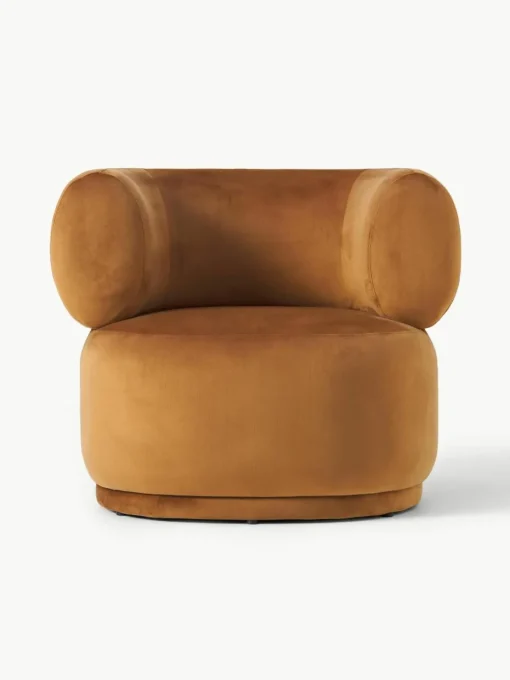 Fluwelen fauteuil Cori