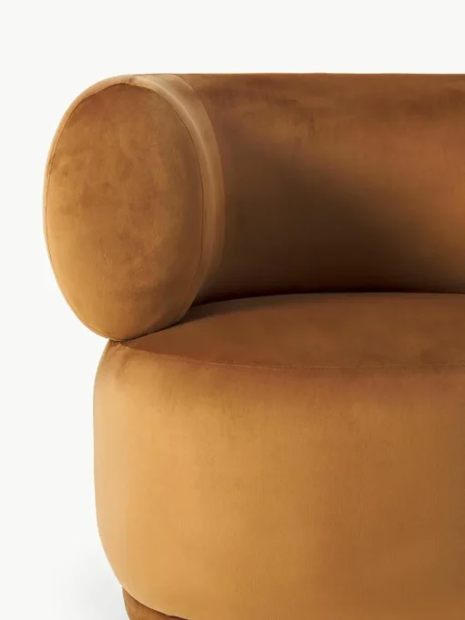 Fluwelen fauteuil Cori