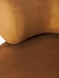 Fluwelen fauteuil Cori