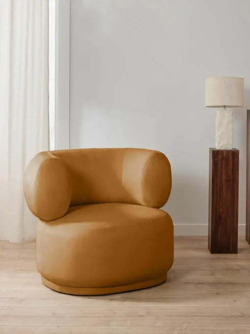 Fluwelen fauteuil Cori
