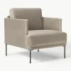Fluwelen fauteuil Fluente