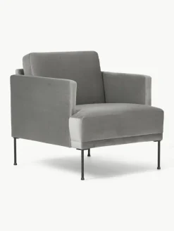 Fluwelen fauteuil Fluente