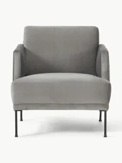Fluwelen fauteuil Fluente