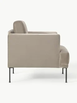 Fluwelen fauteuil Fluente