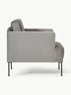 Fluwelen fauteuil Fluente