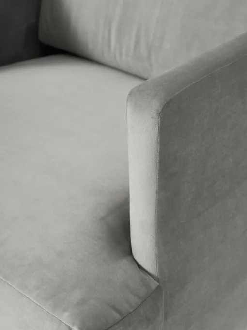 Fluwelen fauteuil Fluente