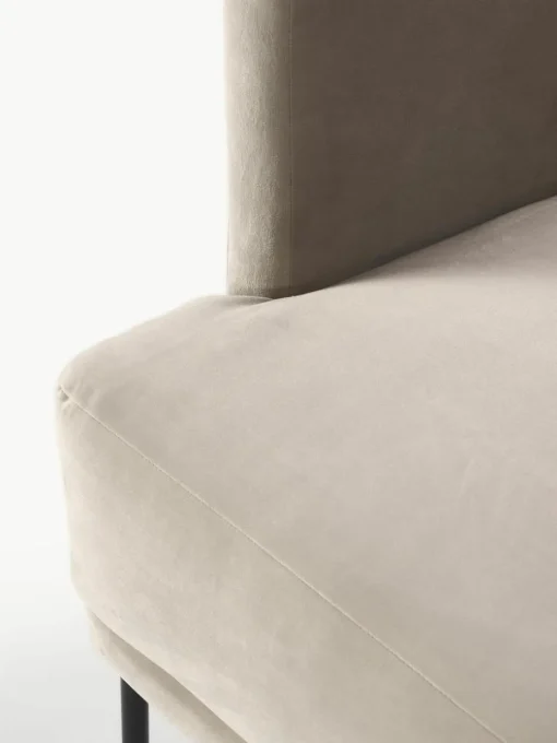 Fluwelen fauteuil Fluente