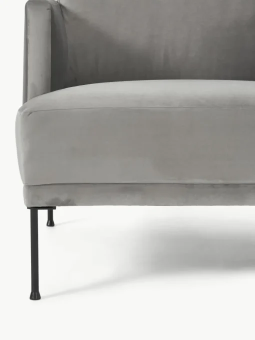 Fluwelen fauteuil Fluente