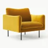 Fluwelen fauteuil Moby