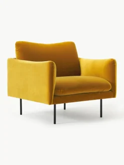 Fluwelen fauteuil Moby