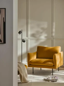 Fluwelen fauteuil Moby