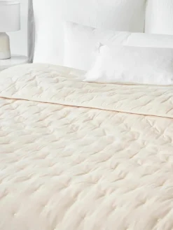 Fluwelen gewatteerde bedsprei Cheryl