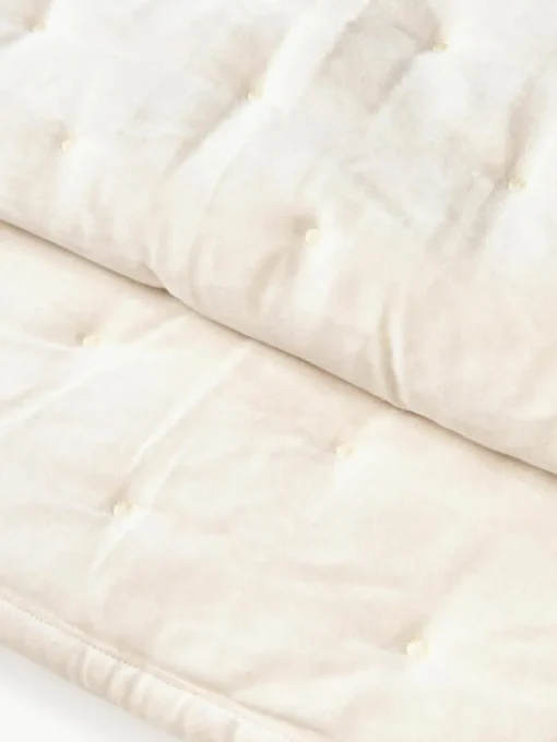 Fluwelen gewatteerde bedsprei Cheryl