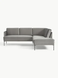 Fluwelen hoekbank Fluente