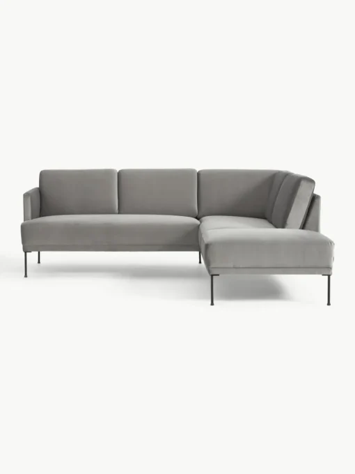 Fluwelen hoekbank Fluente