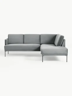 Fluwelen hoekbank Fluente