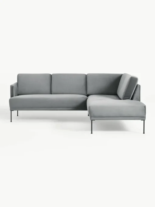 Fluwelen hoekbank Fluente