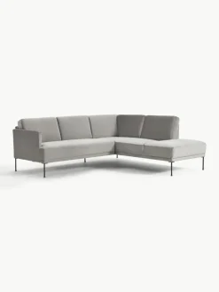 Fluwelen hoekbank Fluente