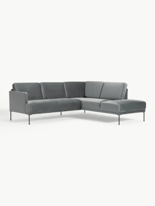 Fluwelen hoekbank Fluente