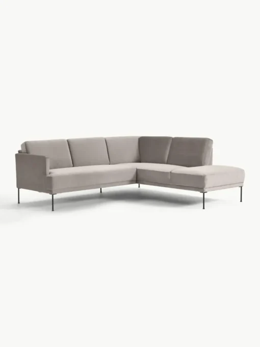 Fluwelen hoekbank Fluente