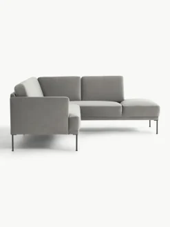 Fluwelen hoekbank Fluente