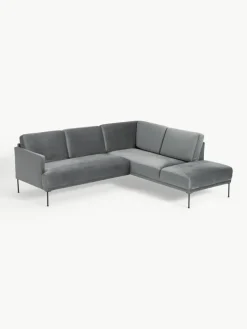 Fluwelen hoekbank Fluente