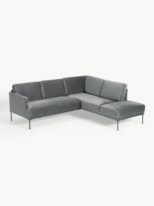 Fluwelen hoekbank Fluente