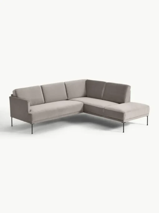 Fluwelen hoekbank Fluente