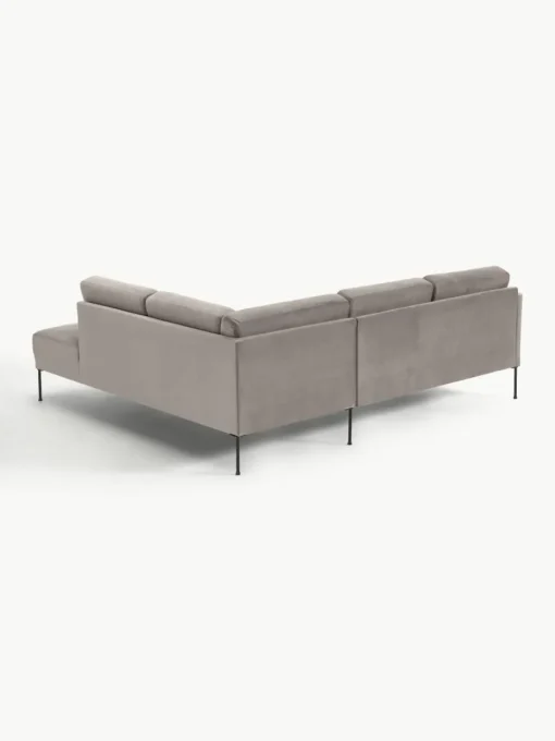 Fluwelen hoekbank Fluente