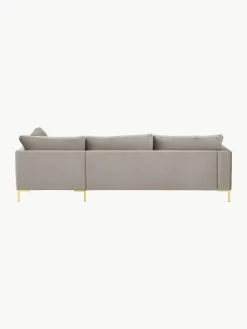 Fluwelen hoekbank Luna