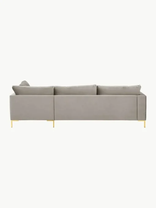 Fluwelen hoekbank Luna