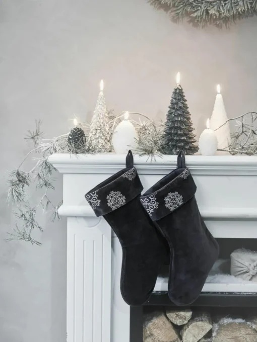 Fluwelen kerstkous Stassia