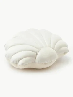 Fluwelen kussen Shell in schelp vorm